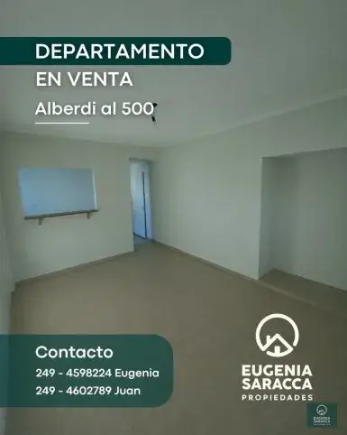 Departamento en venta | Alberdi al 500, Tandil | 1 dormitorio 50 m²