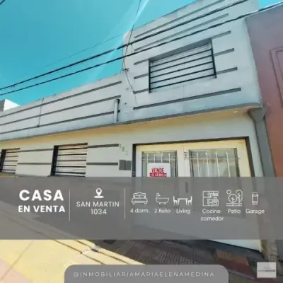 Casa de 4 dormitorios con quincho y patio en San Martín 1034, Tandil