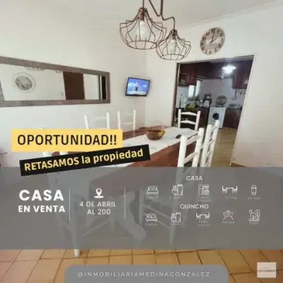 Casa en venta en Tandil: 3 dormitorios, 200 m², quincho completo y terreno de 650 m²