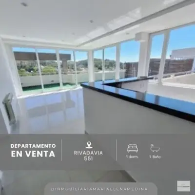 Departamento a estrenar de 1 dormitorio con terraza y vista panorámica en Tandil