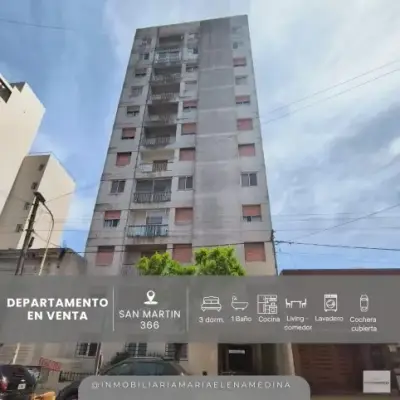 Departamento en venta en San Martín 366, Tandil – 3 dormitorios, cochera y balcón