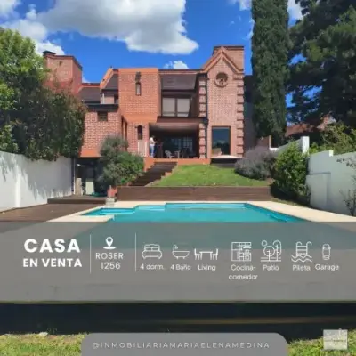 Espectacular casa de dos plantas con pileta y jacuzzi en Barrio El Cerrito