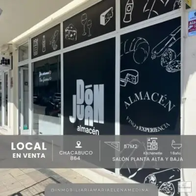 Local comercial semi céntrico en venta en Tandil – 57 m² con entrepiso