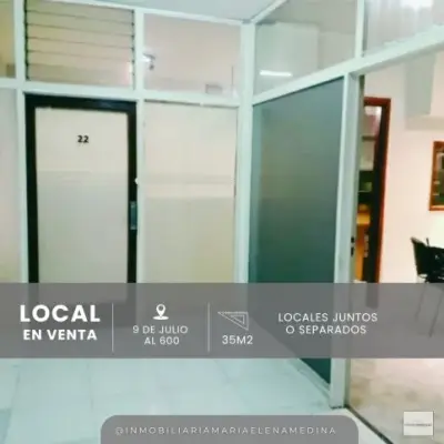 Locales en venta en Galería 9 de Julio al 600 – Tandil – 35 m²