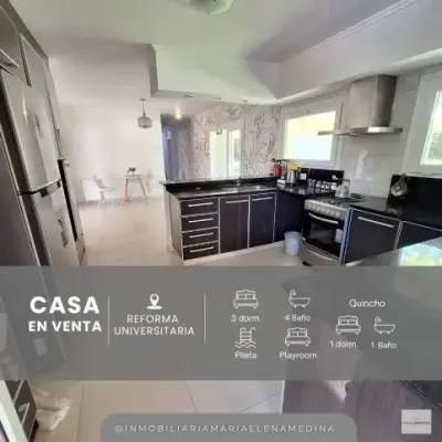 Venta: Casa de 3 dormitorios en suite con vestidor, pileta y quincho en Tandil