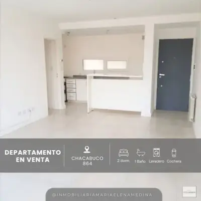 Venta Departamento 2 Dormitorios con Cochera en Chacabuco 864, Tandil – 73 m² – USD 120.000